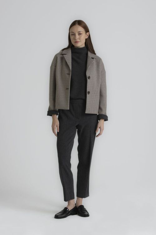 RUSSEL UNICOCCO 616 BROEK DARK GREY