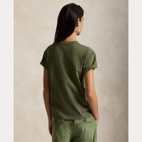 KNIT-T-SHIRT DENSE OLIVE DEN