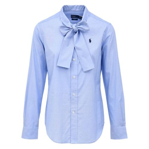 WOVEN-SHIRT MEDIUM BLUE MED