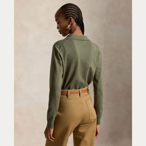 SWEATER-CARDIGAN DENSE OLIVE DEN