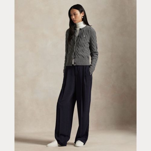 SWEATER-CARDIGAN FLANNEL GREY HE
