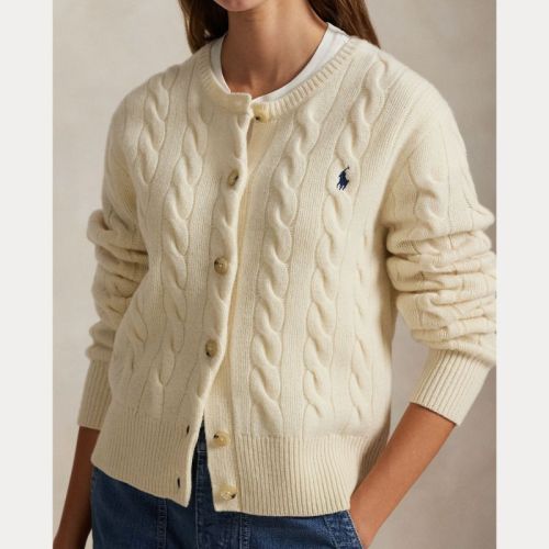 SWEATER-CARDIGAN AUTHENTIC CREAM