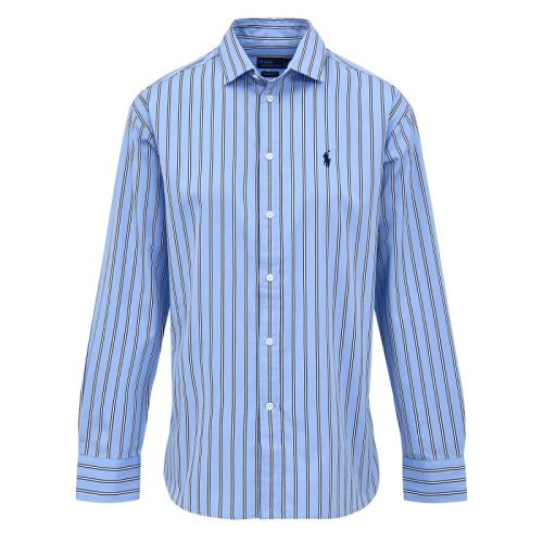 LS RMSY ST-LONG SLEEVE-BLOUSE 2062 LT BLUE-WH