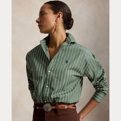 LS RMSY ST-LONG SLEEVE-BLOUSE 2064 GREEN-WHIT